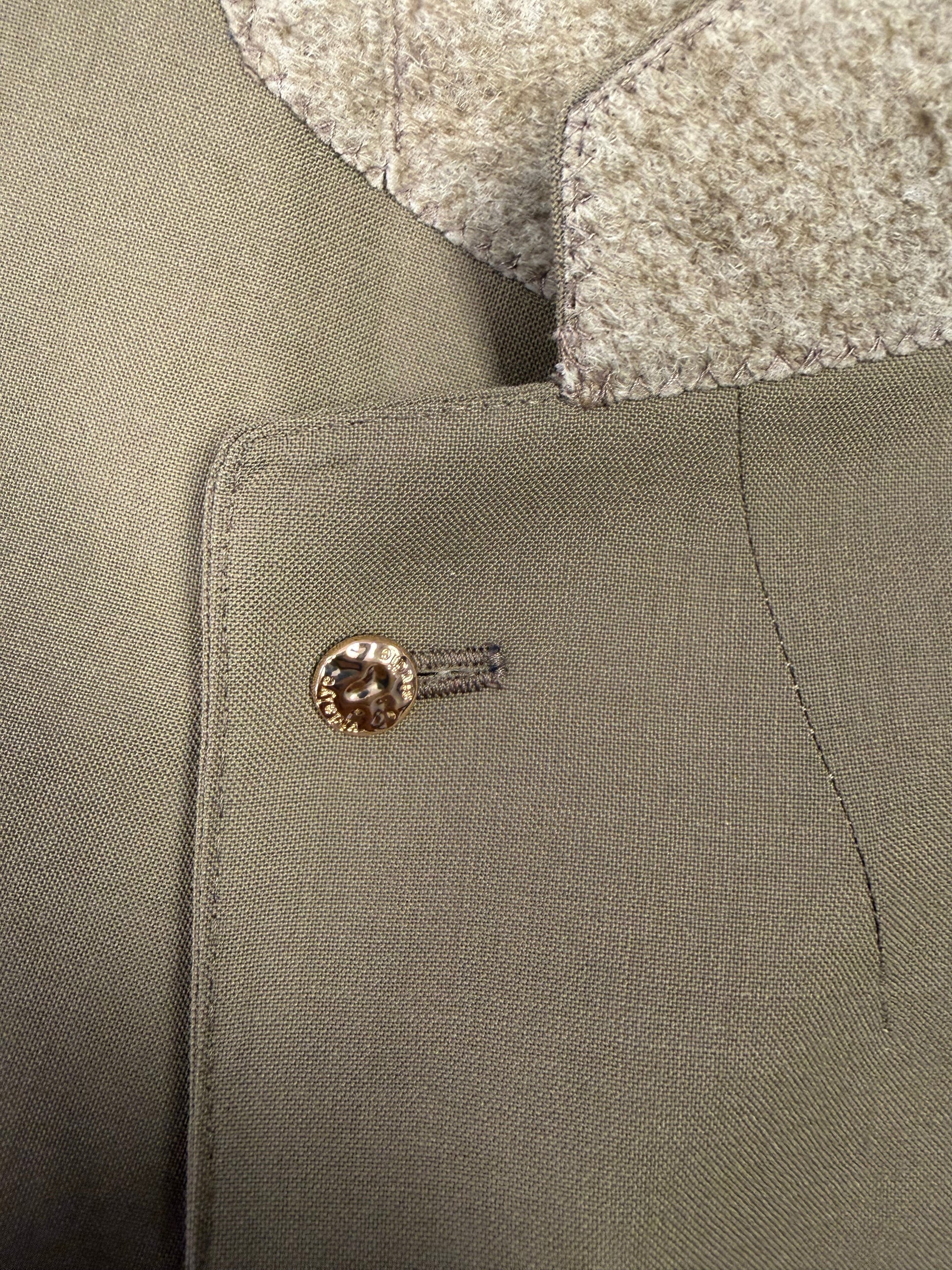CROP GOLDEN BLAZER 066 vidalyestudio