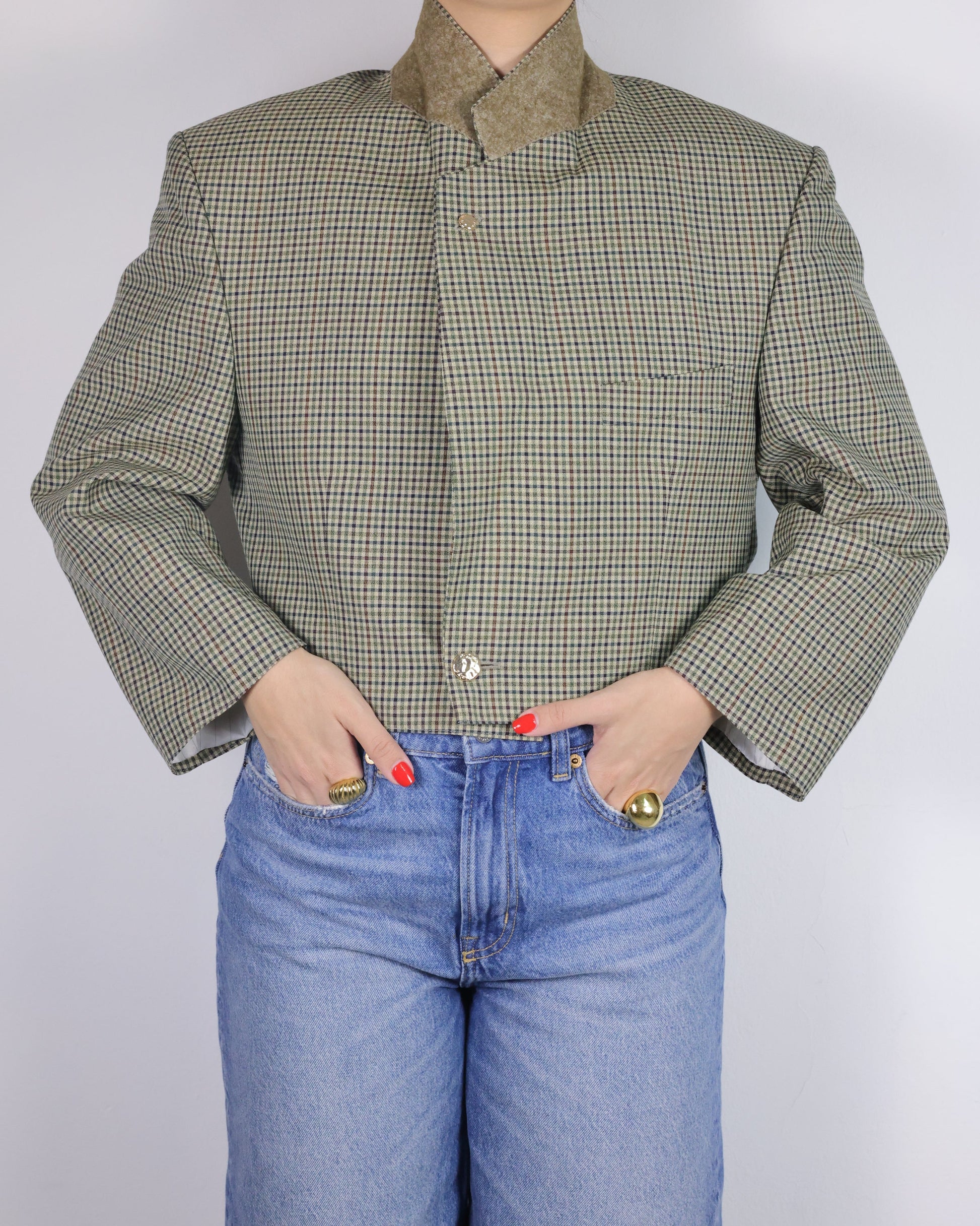 CROP GOLDEN BLAZER 7 vidalyestudio