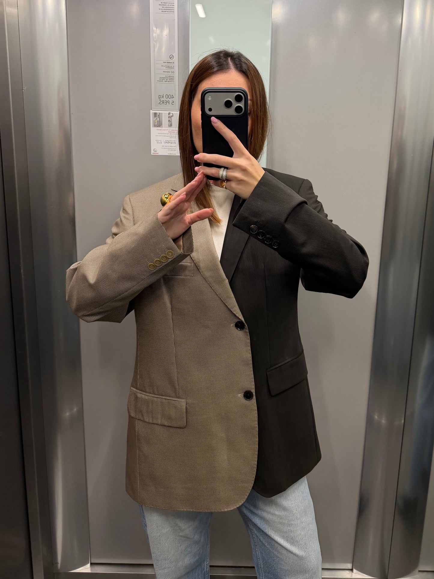 CONTRAST BLAZER 069 vidalyestudio