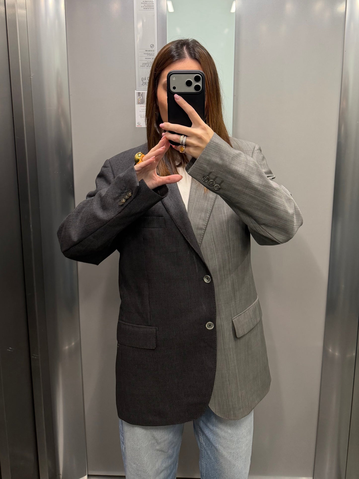 CONTRAST BLAZER 072 vidalyestudio