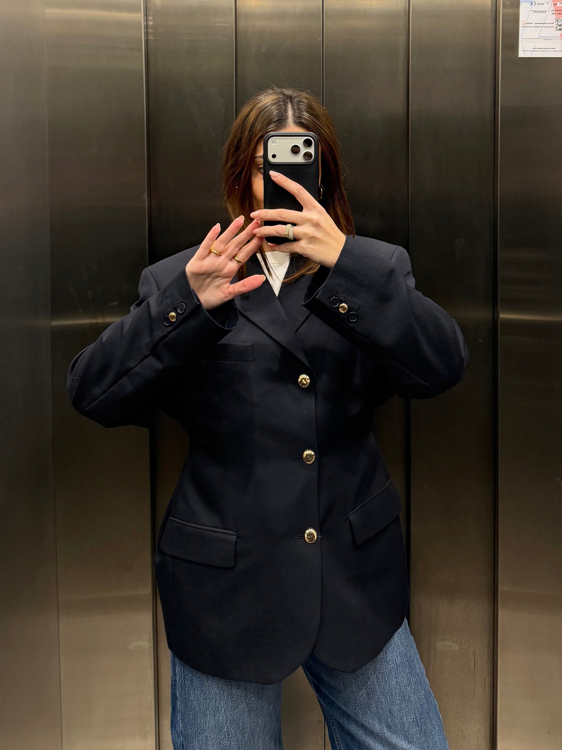 FITTED GOLDEN BLAZER 002 vidalyestudio