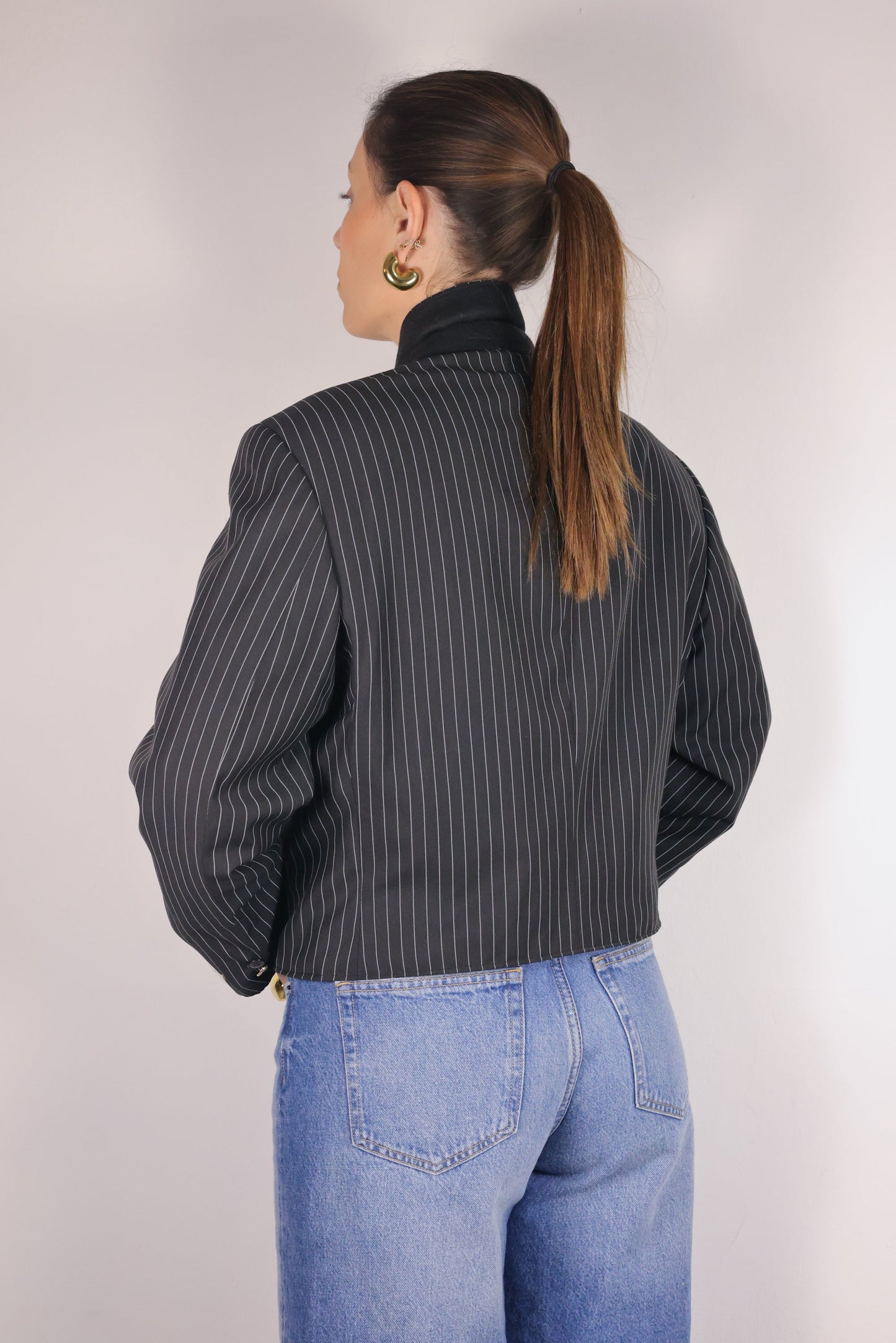 CROP GOLDEN BLAZER 6 vidalyestudio