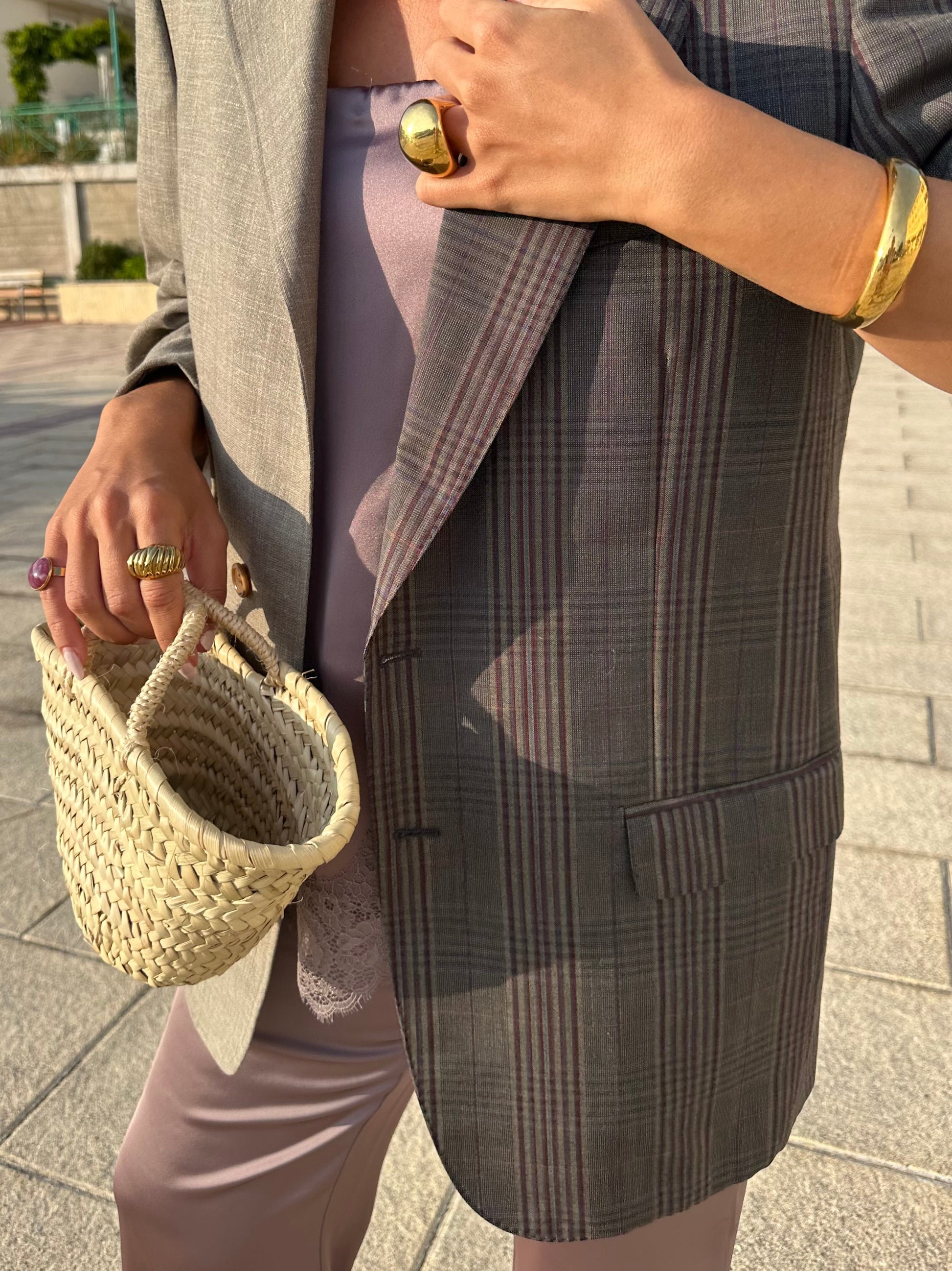 CONTRAST BLAZER 039 vidalyestudio