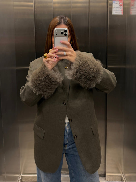 FUR BLAZER 03 vidalyestudio