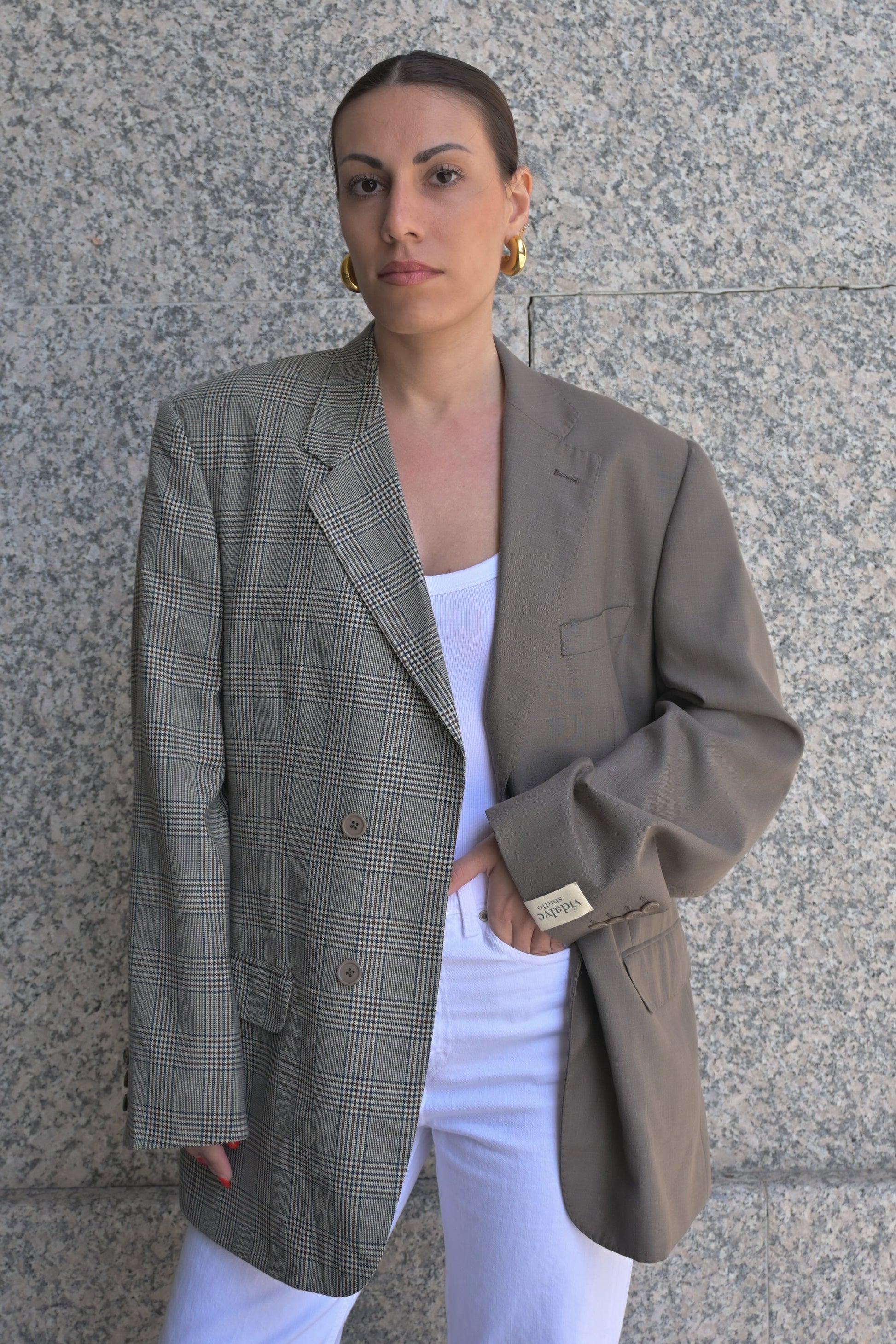 CONTRAST BLAZER 037 vidalyestudio