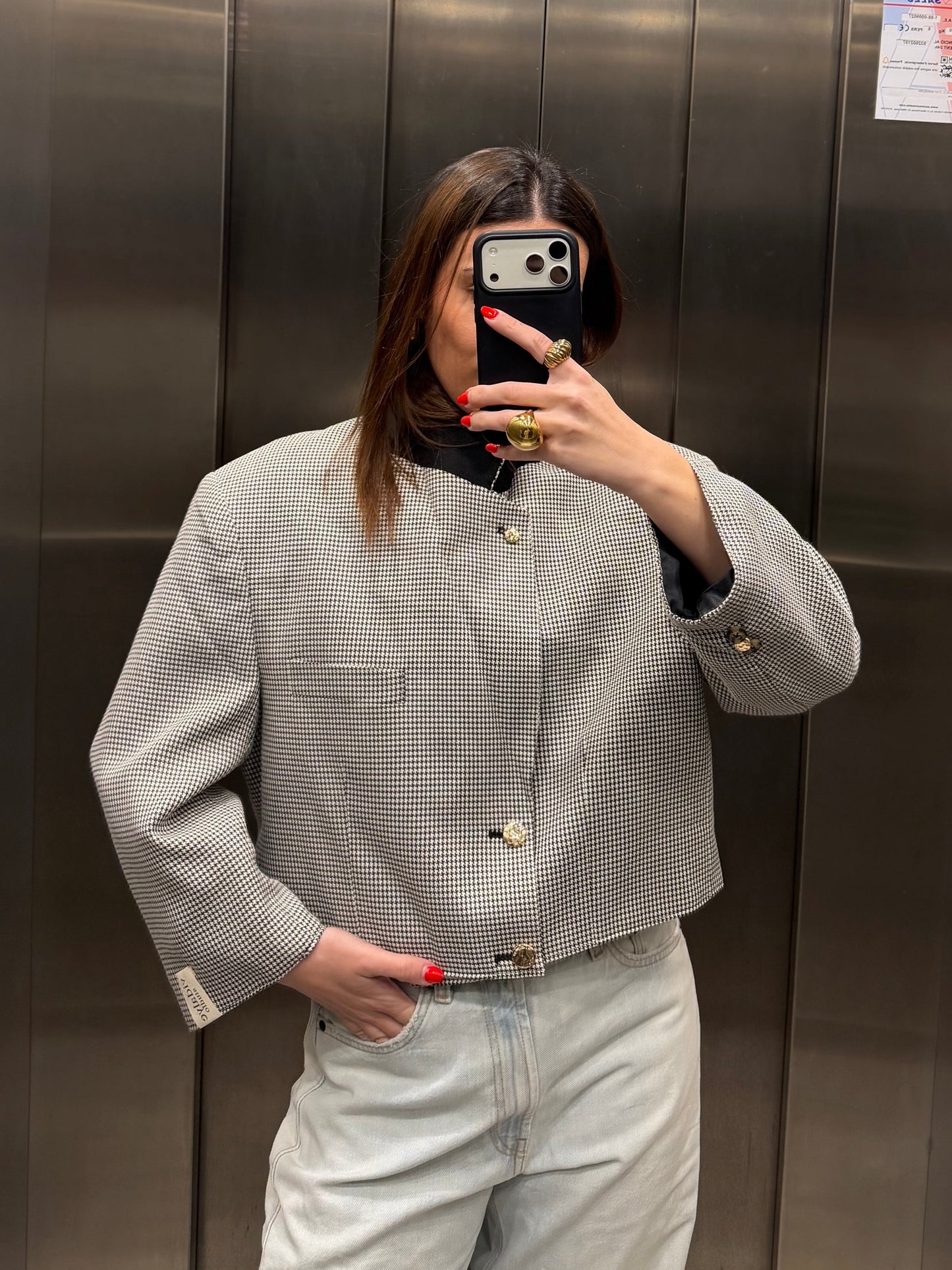 CROP GOLDEN BLAZER 027 vidalyestudio