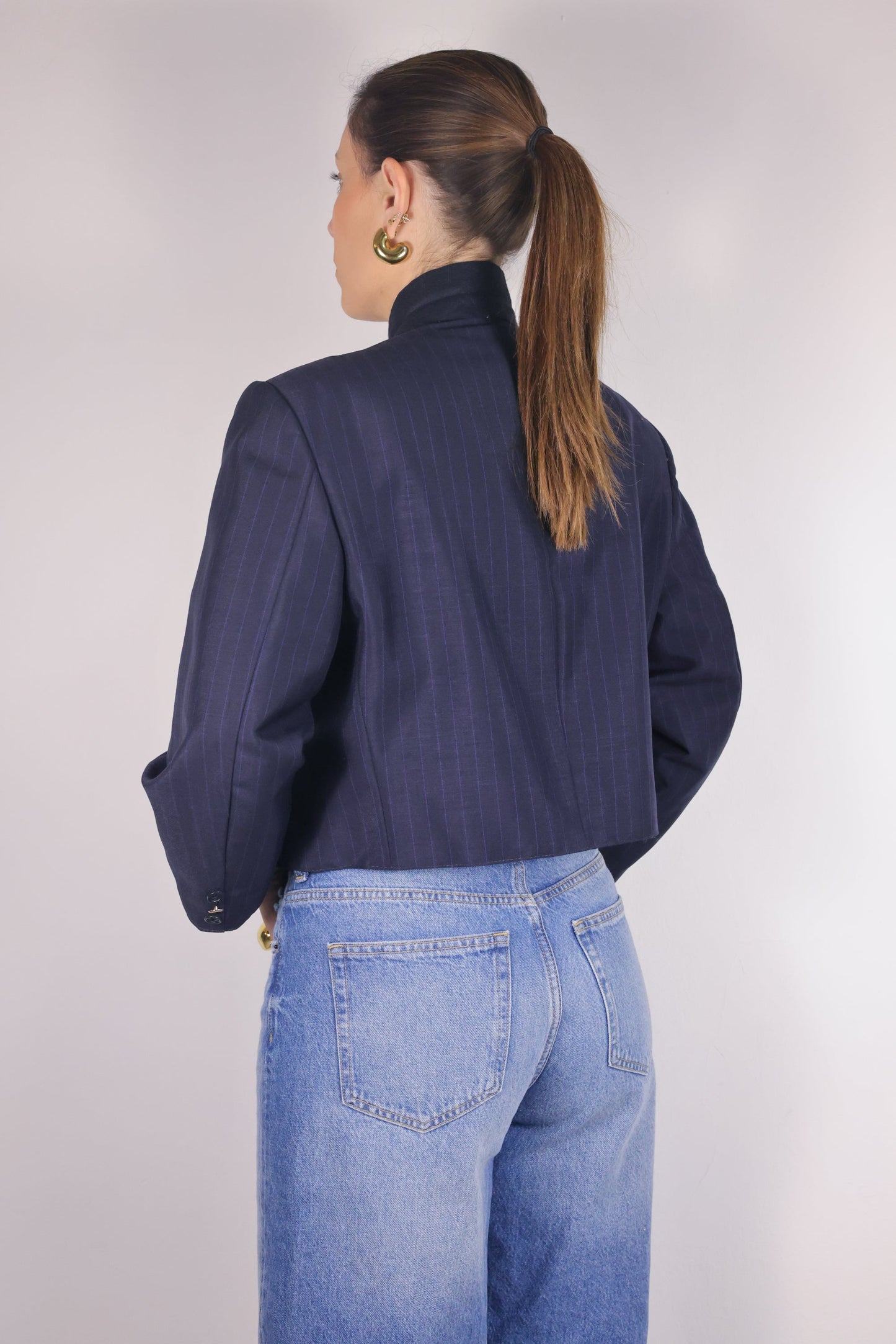 CROP GOLDEN BLAZER 3 vidalyestudio
