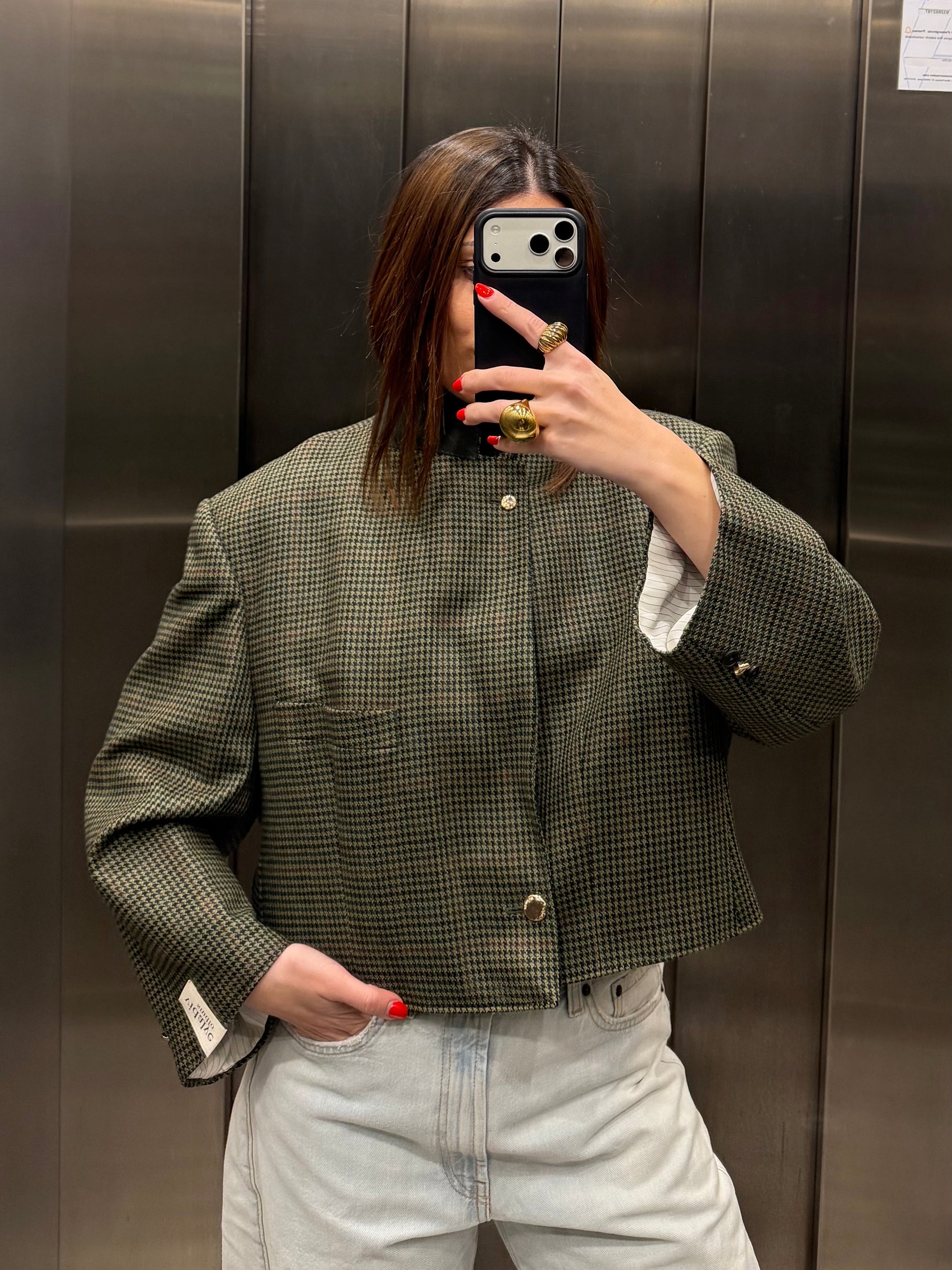 CROP GOLDEN BLAZER 028 vidalyestudio