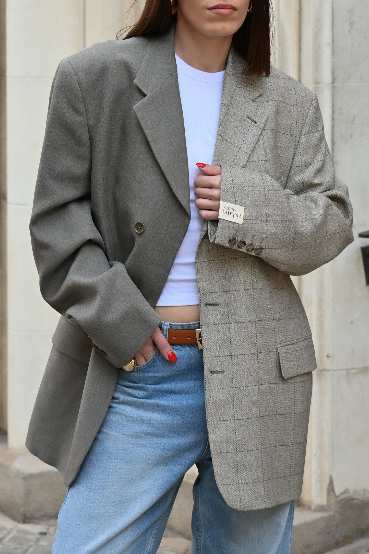 CONTRAST BLAZER 034 vidalyestudio