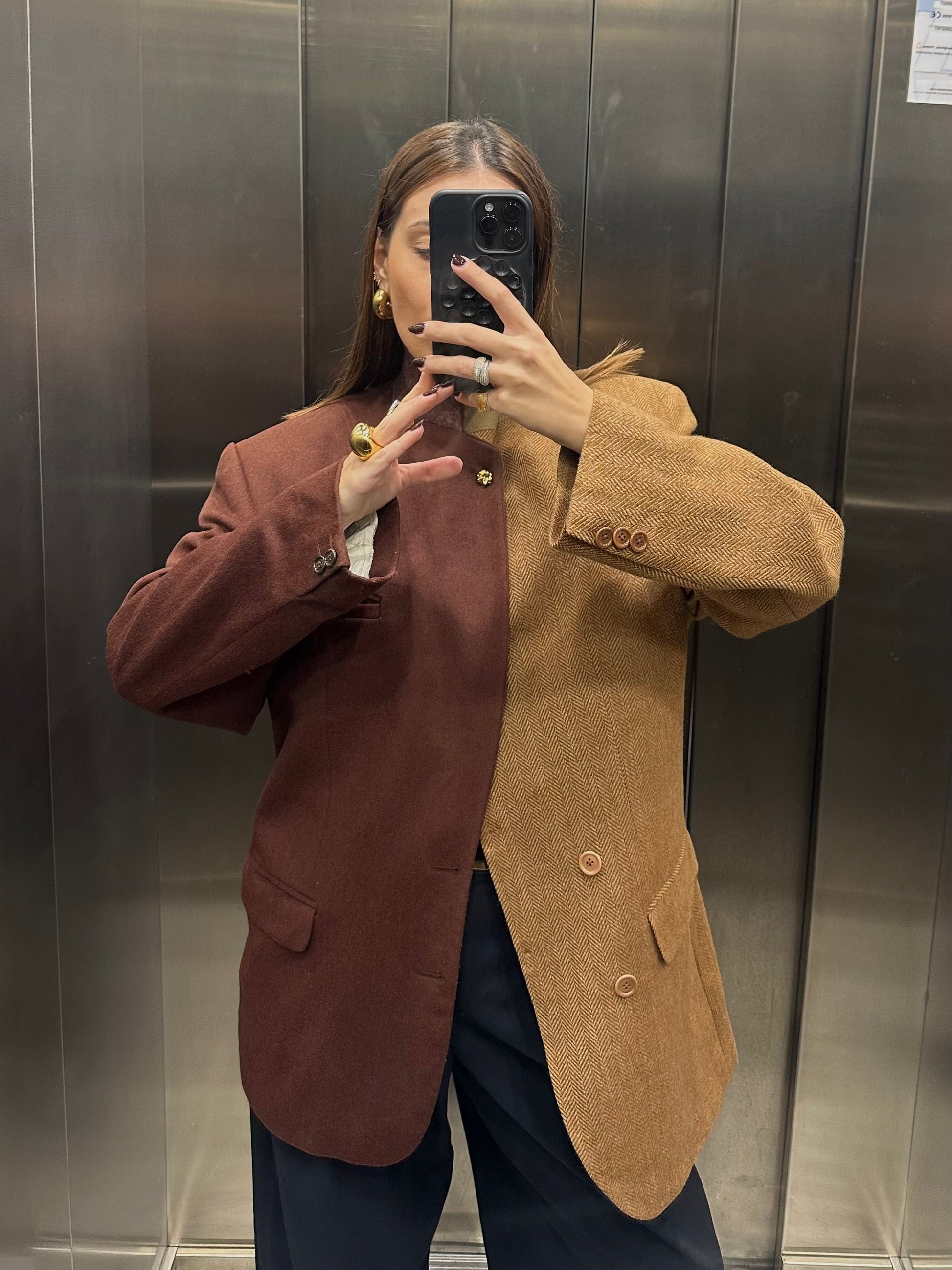 CONTRAST BLAZER 049 vidalyestudio