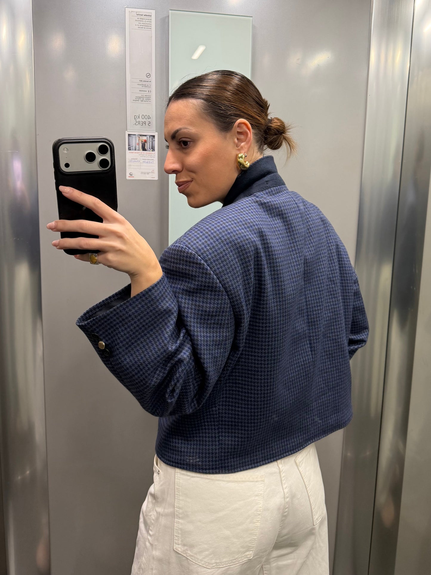 CROP GOLDEN BLAZER 015 vidalyestudio