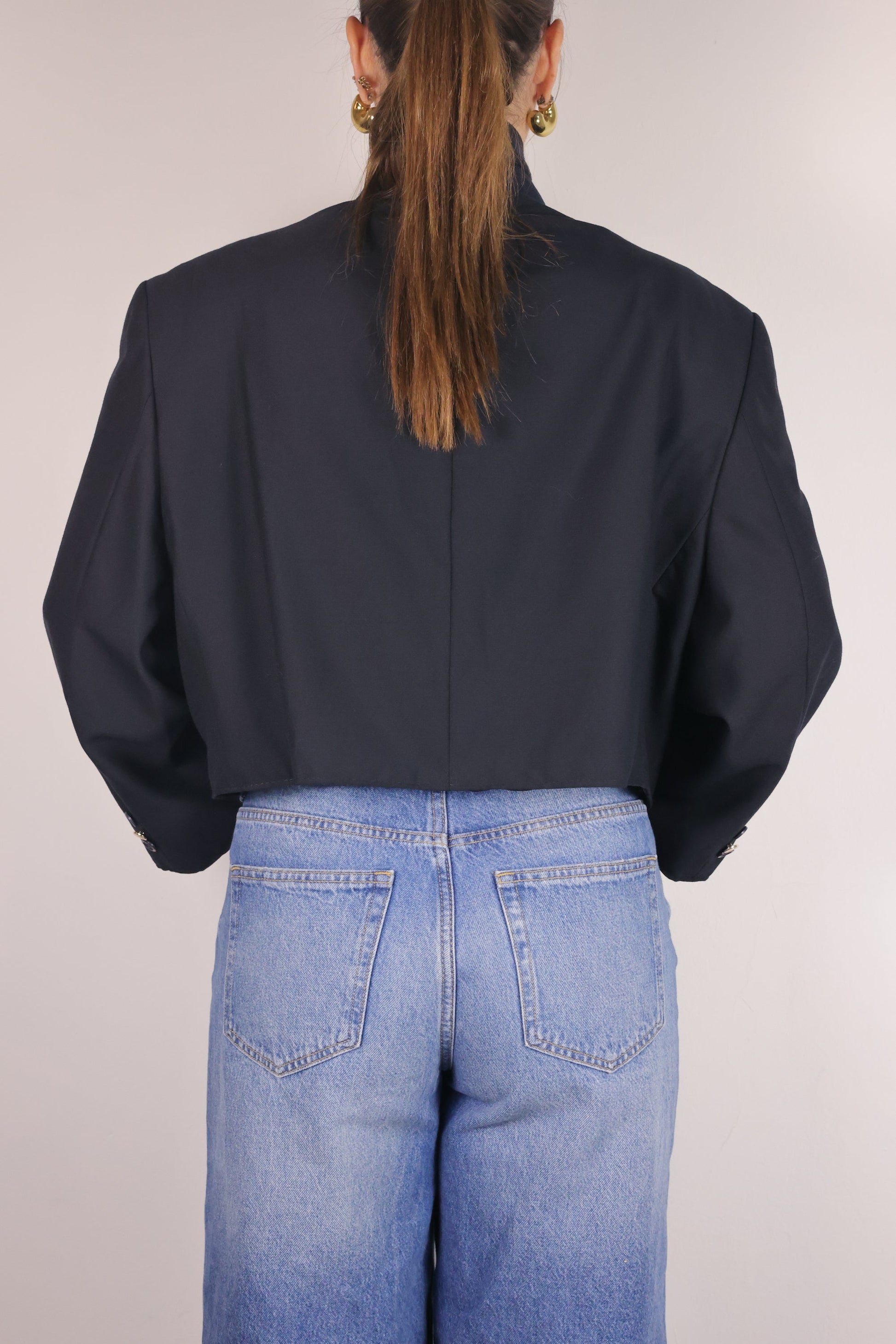 CROP GOLDEN BLAZER 2 vidalyestudio