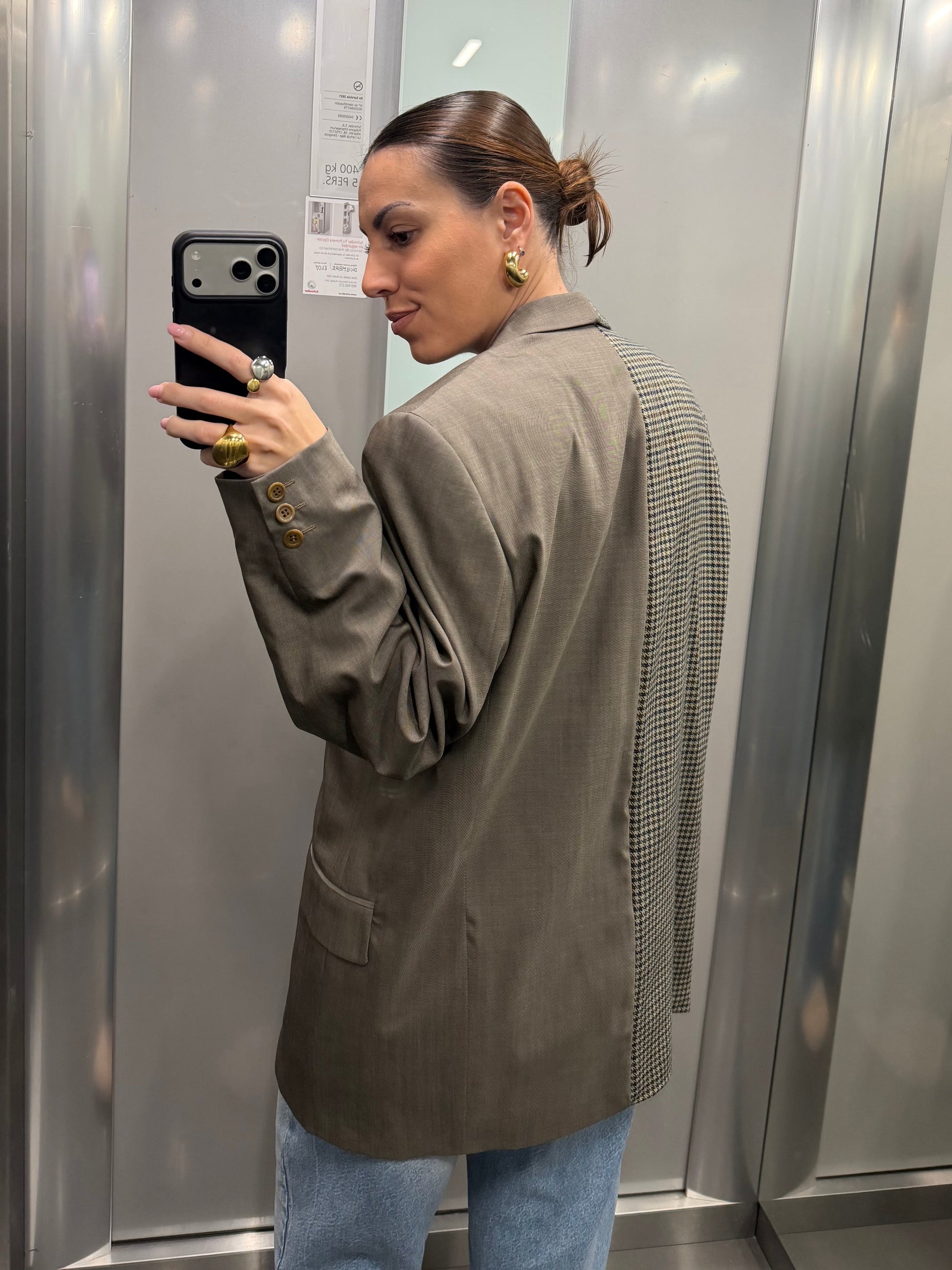 CONTRAST BLAZER 078 vidalyestudio