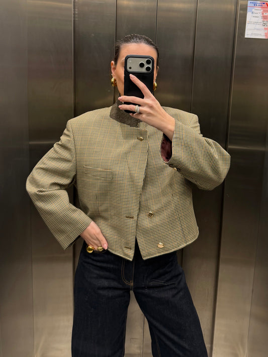 CROP GOLDEN BLAZER 009 vidalyestudio