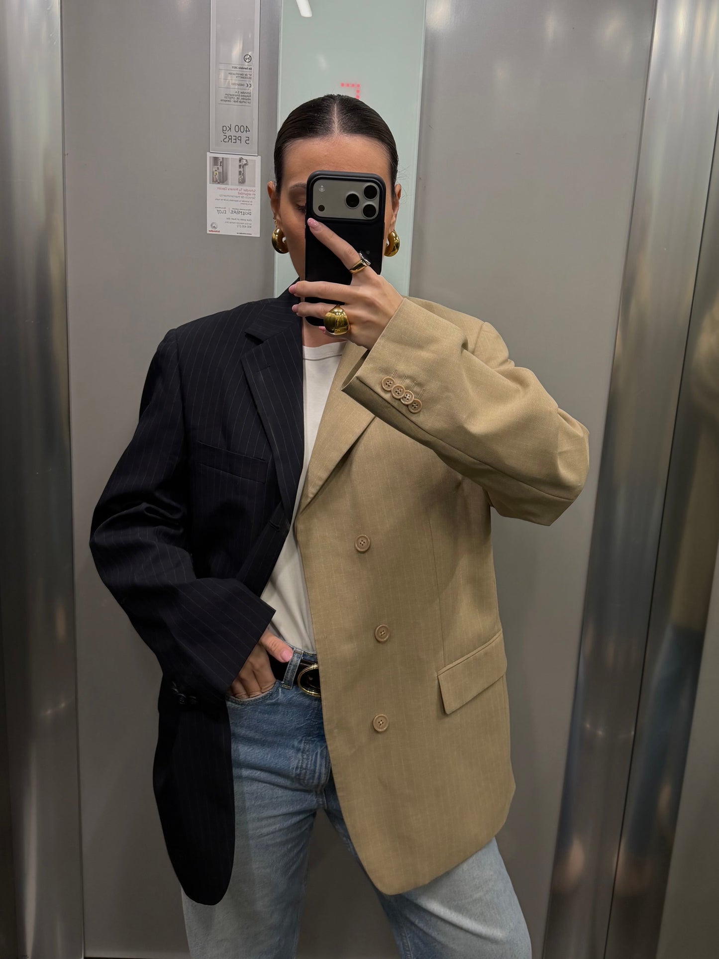 CONTRAST BLAZER 084 vidalyestudio