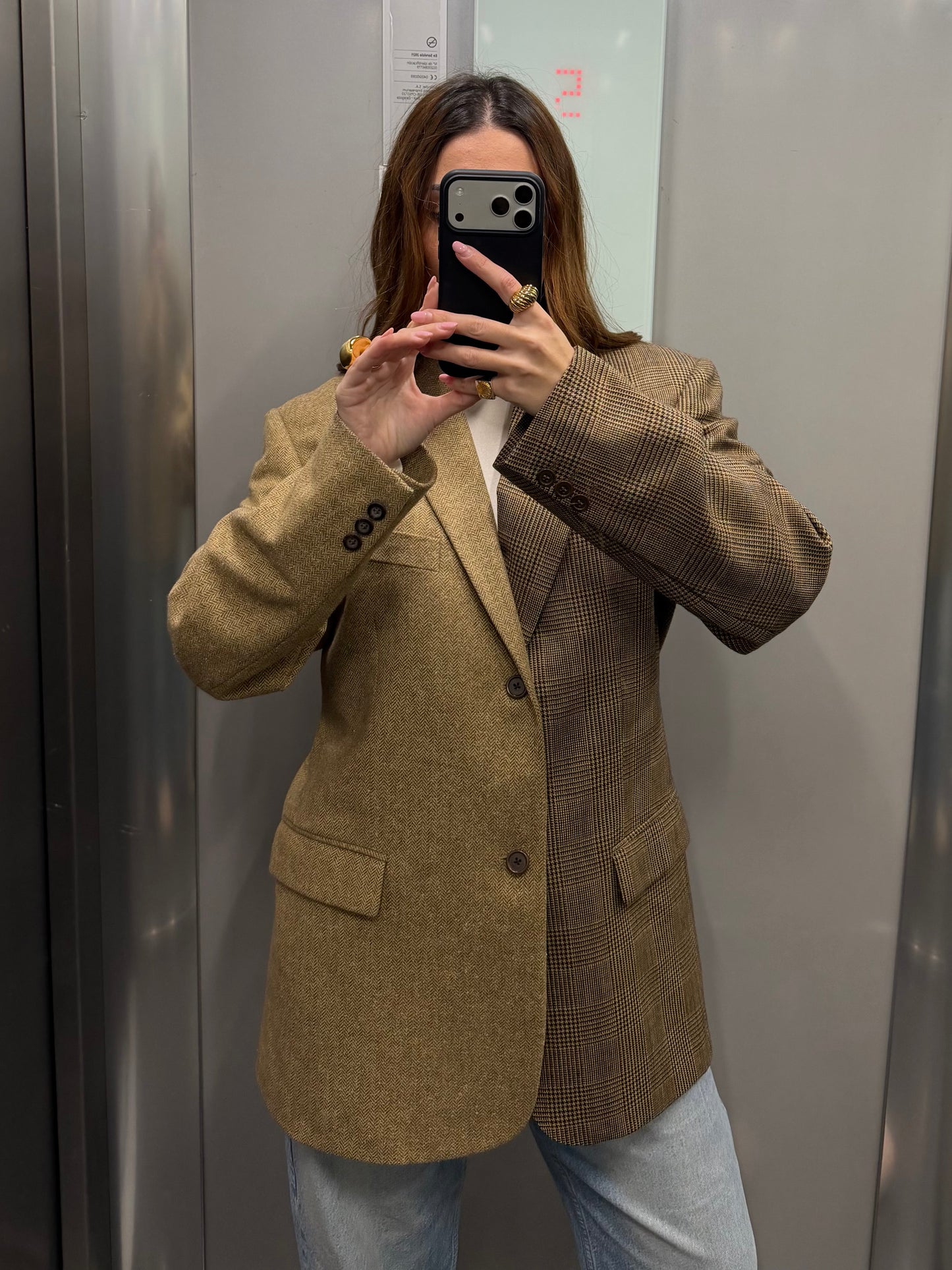 CONTRAST BLAZER 076 vidalyestudio