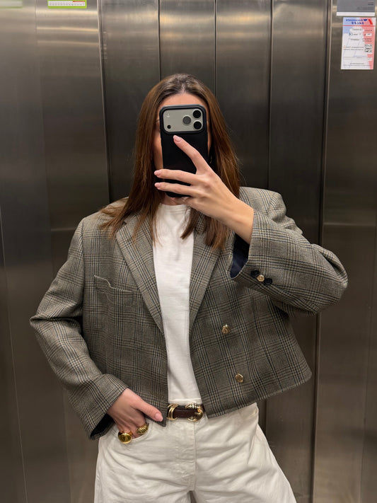 CROP GOLDEN BLAZER 003 vidalyestudio