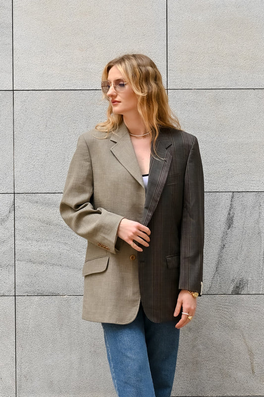 CONTRAST BLAZER 032 vidalyestudio