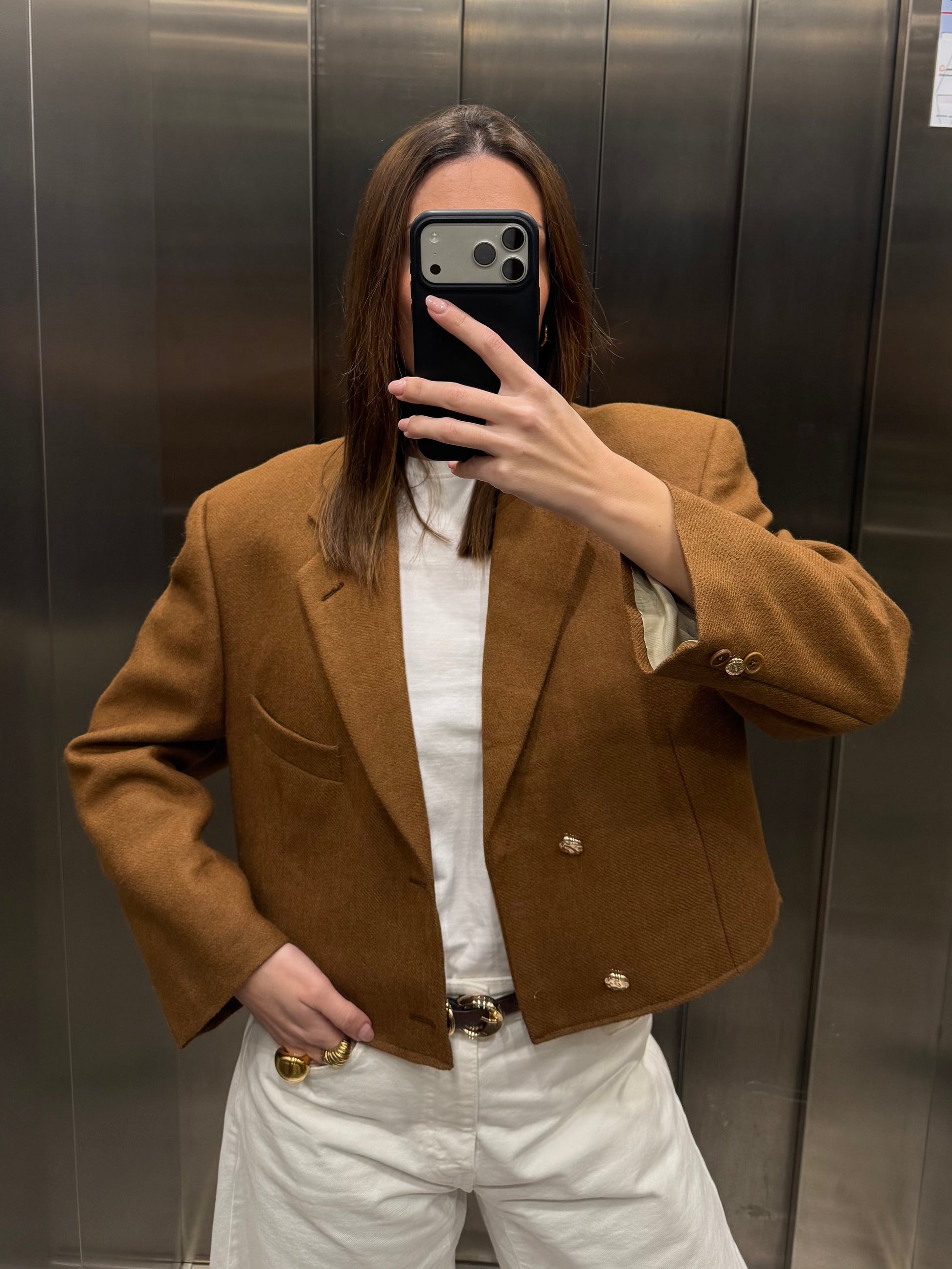 CROP GOLDEN BLAZER 006 vidalyestudio