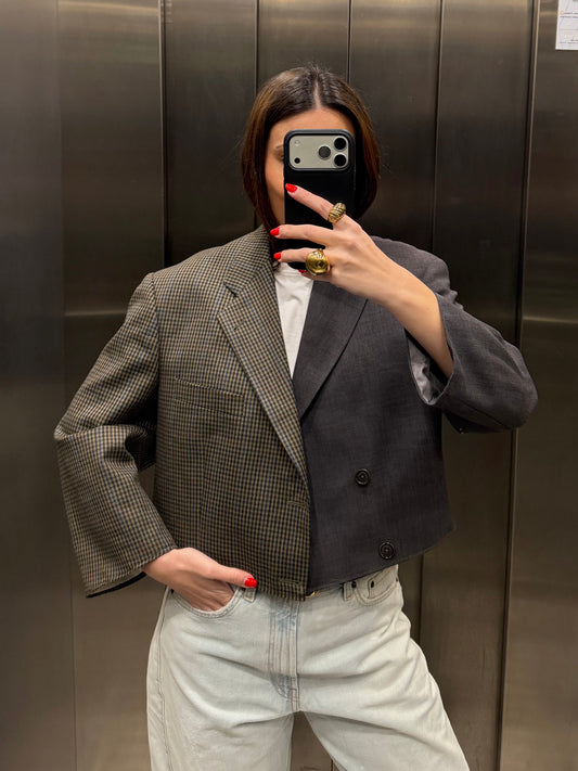 CROP CONTRAST BLAZER 002 vidalyestudio