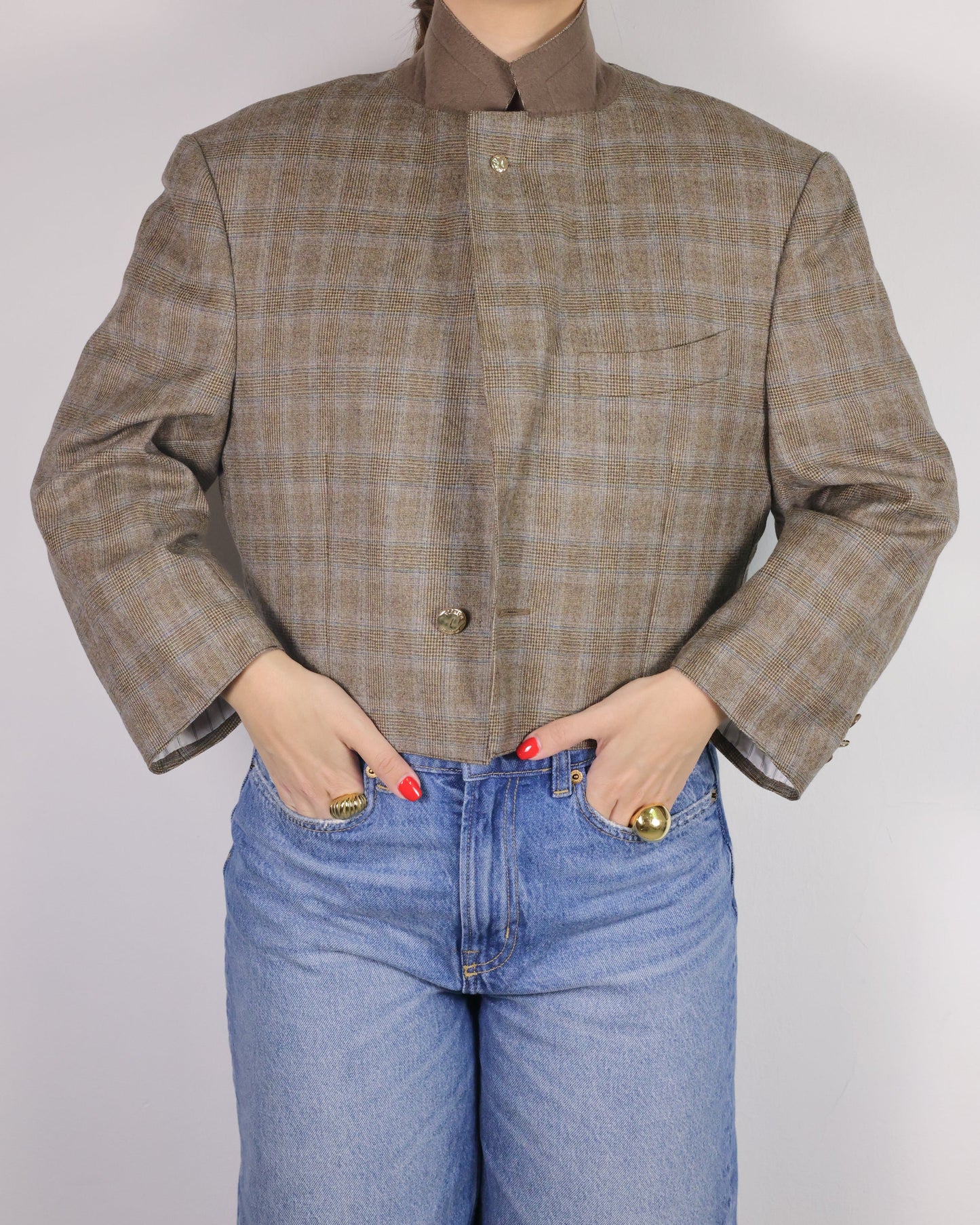 CROP GOLDEN BLAZER 9 vidalyestudio