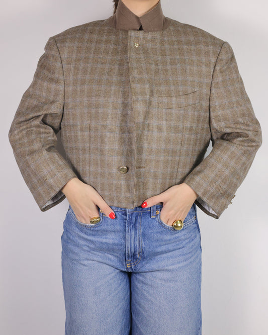 CROP GOLDEN BLAZER 9 vidalyestudio