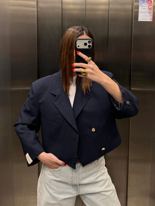 CROP GOLDEN BLAZER 033 vidalyestudio