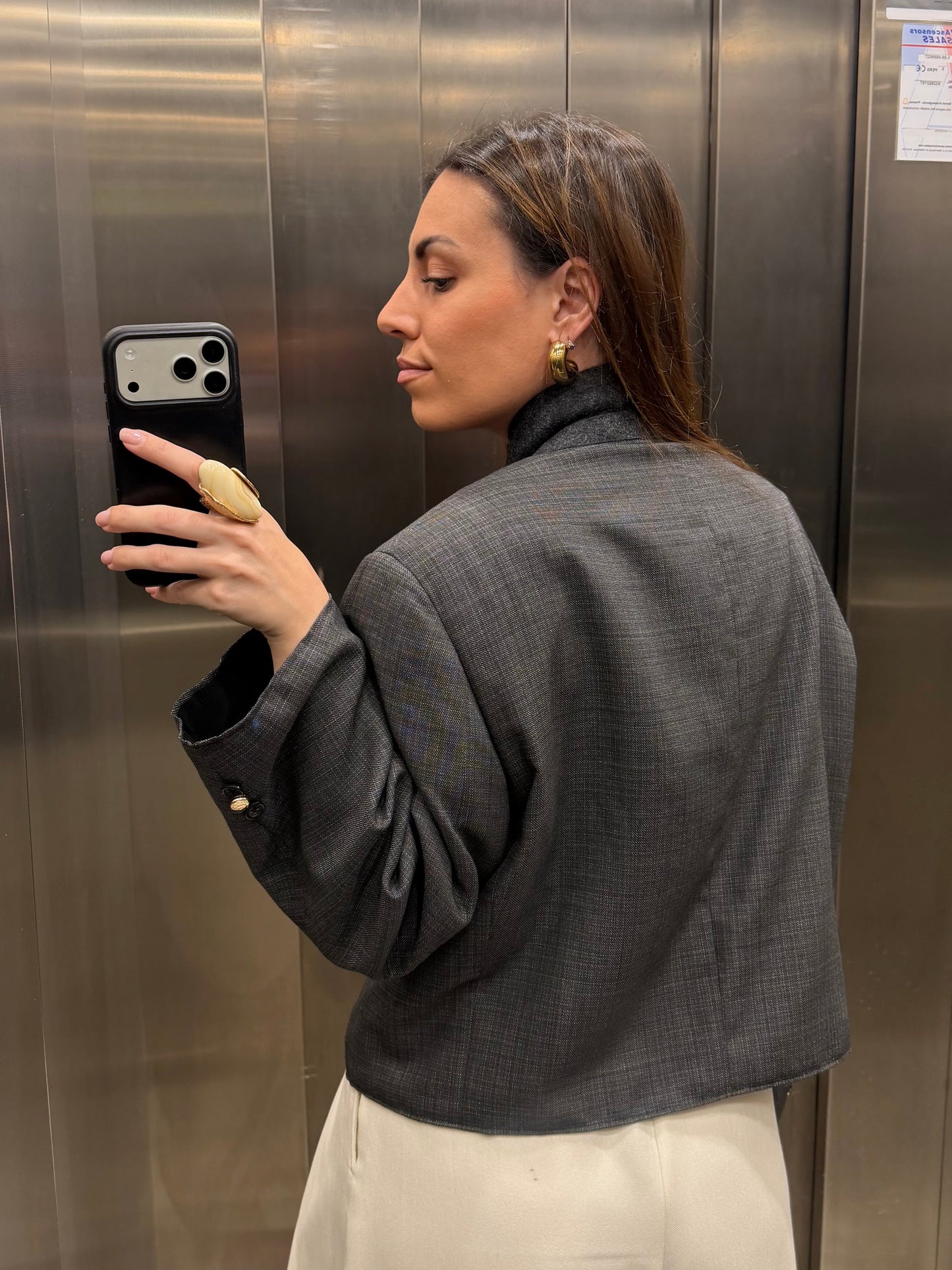 CROP LUXURY BLAZER LOEWE 002 vidalyestudio