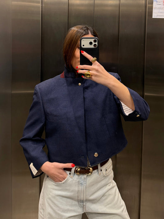 CROP GOLDEN BLAZER 034 vidalyestudio