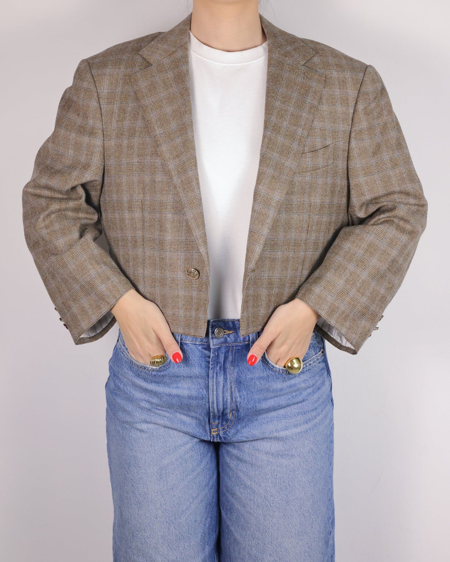 CROP GOLDEN BLAZER 9 vidalyestudio