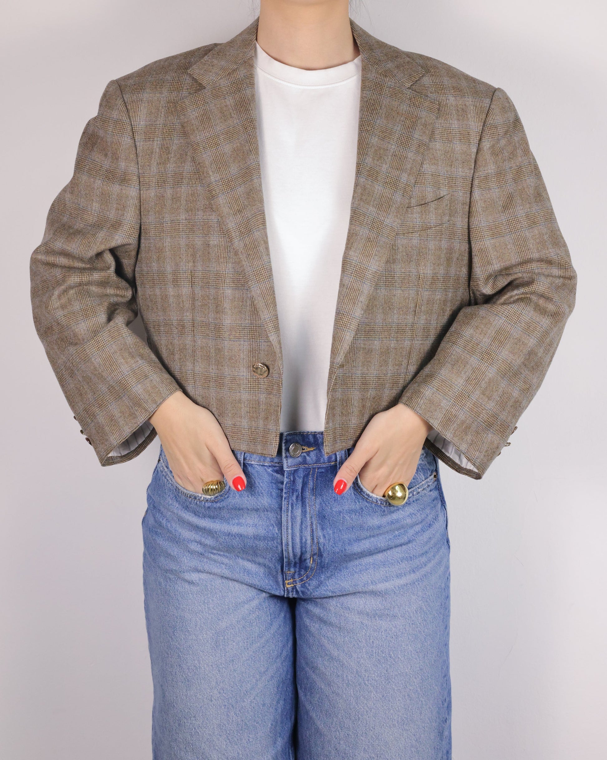 CROP GOLDEN BLAZER 9 vidalyestudio