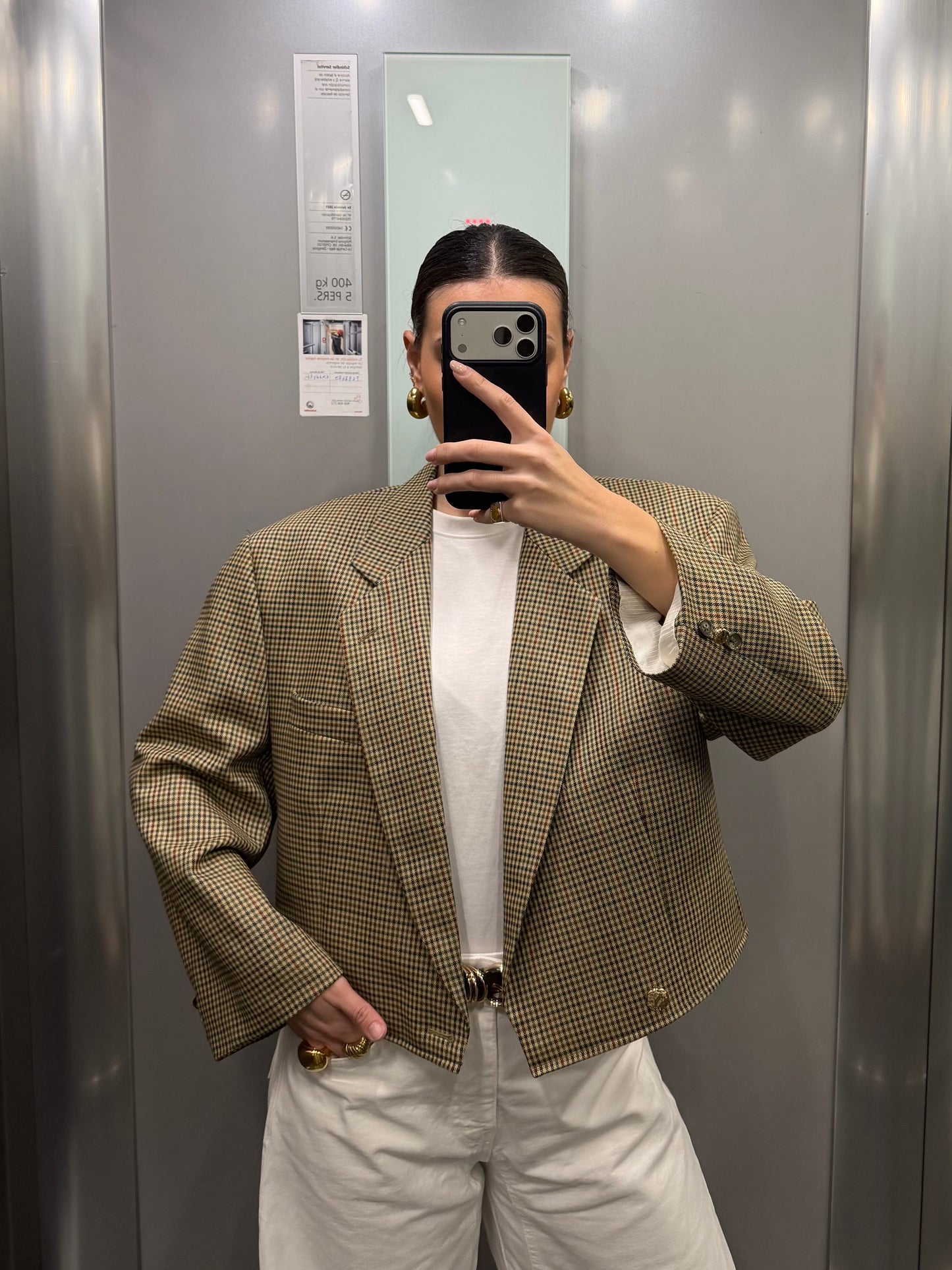 CROP GOLDEN BLAZER 016 vidalyestudio