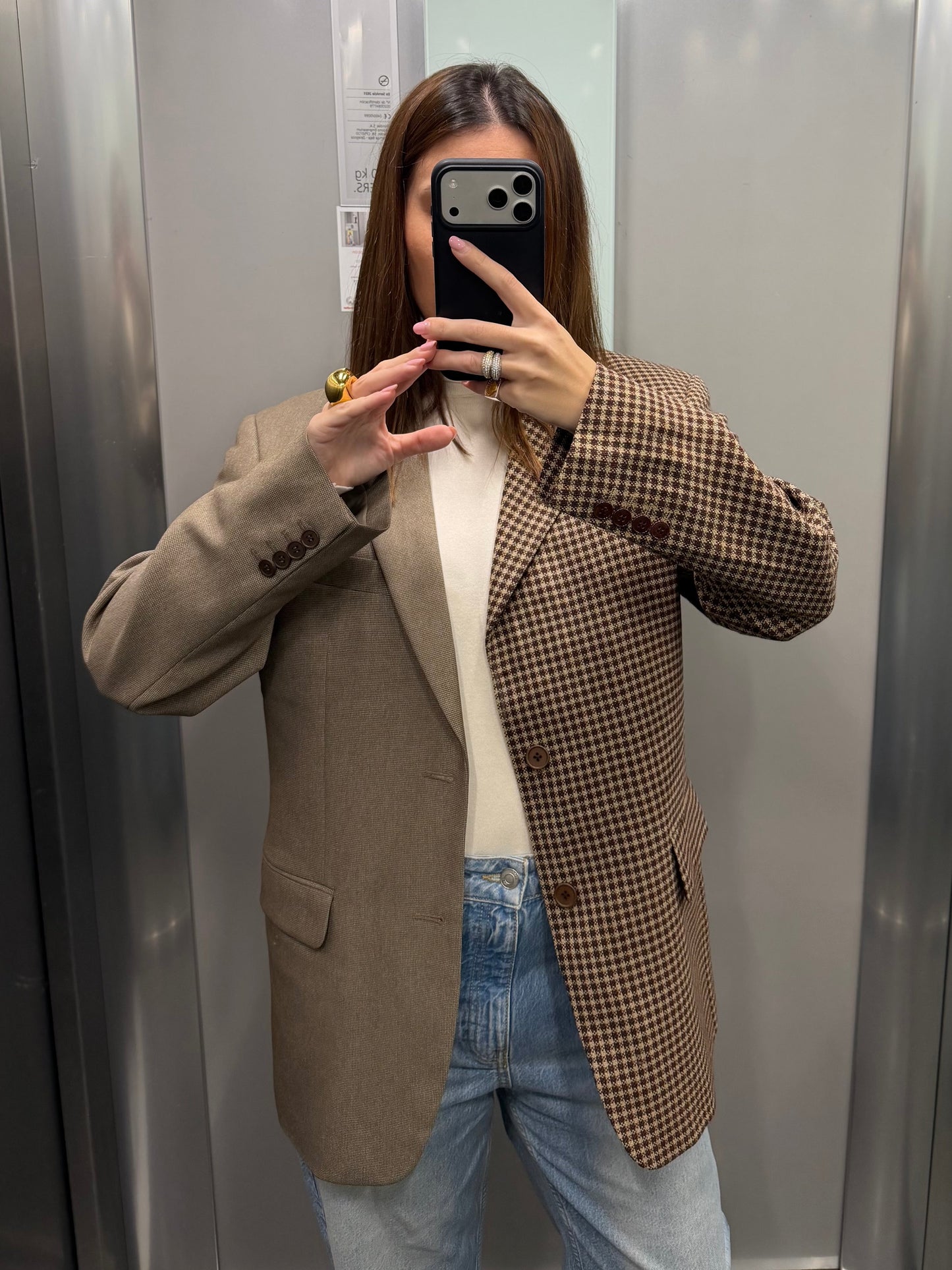 CONTRAST BLAZER 071 vidalyestudio