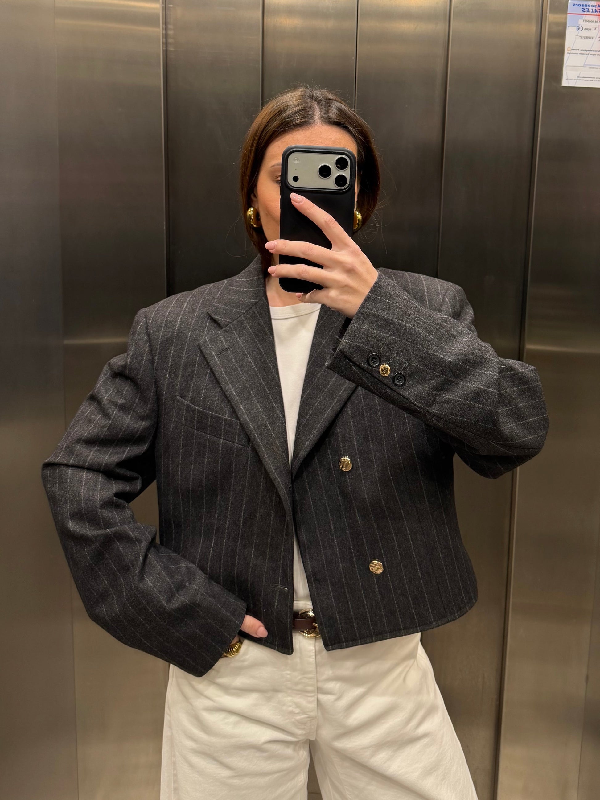 FENDI GOLDEN BLAZER vidalyestudio