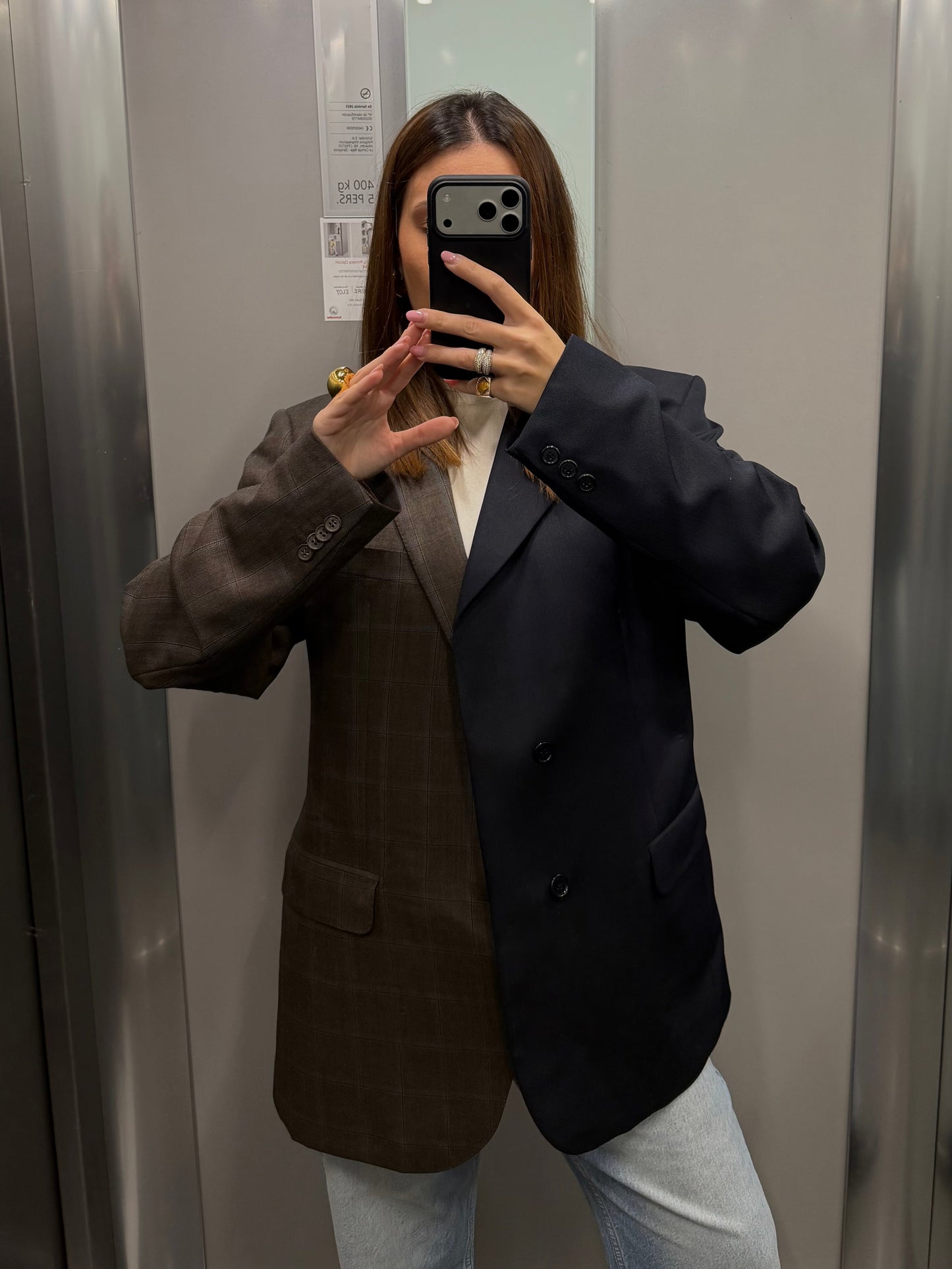CONTRAST BLAZER 070 vidalyestudio