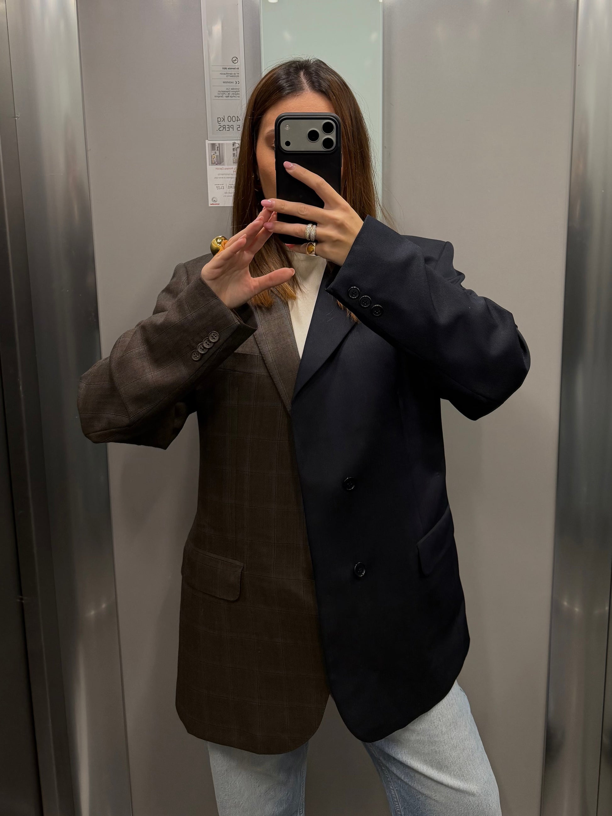 CONTRAST BLAZER 070 vidalyestudio