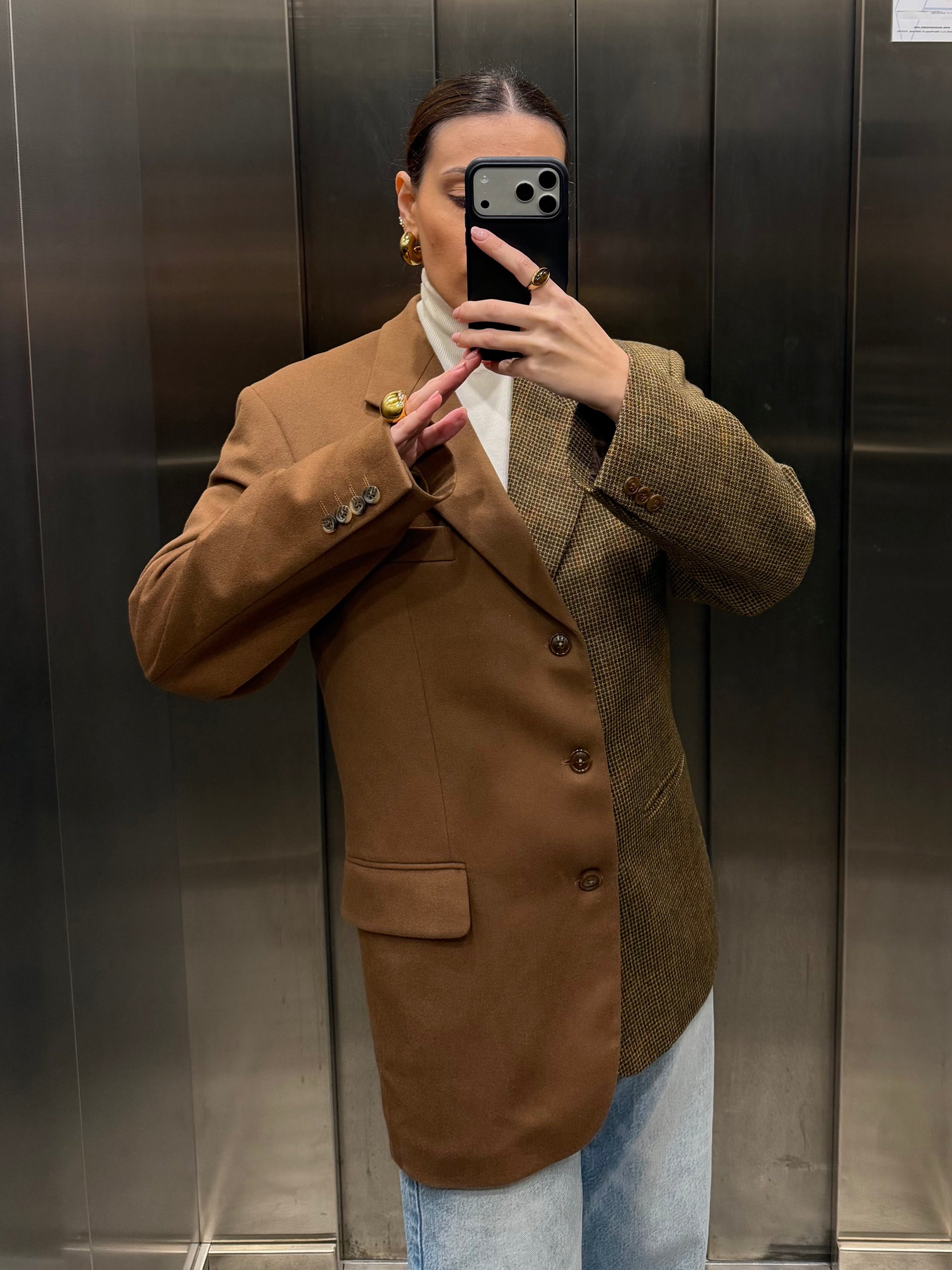 CONTRAST BLAZER 099 vidalyestudio
