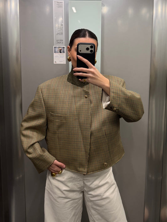 CROP GOLDEN BLAZER 016 vidalyestudio