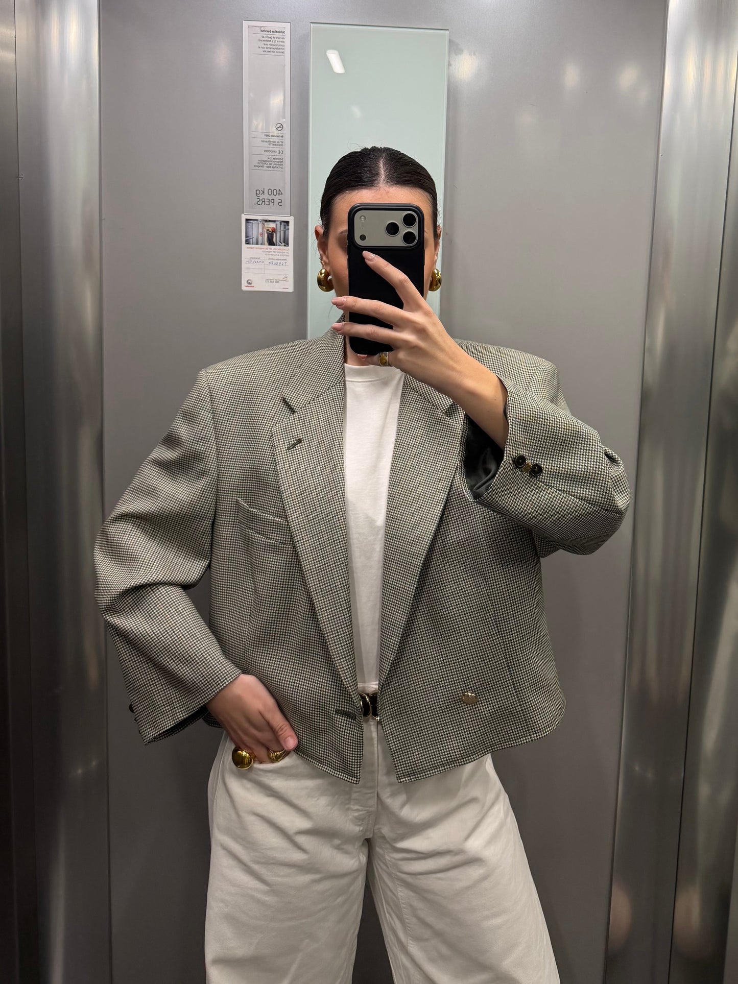 CROP GOLDEN BLAZER 014 vidalyestudio