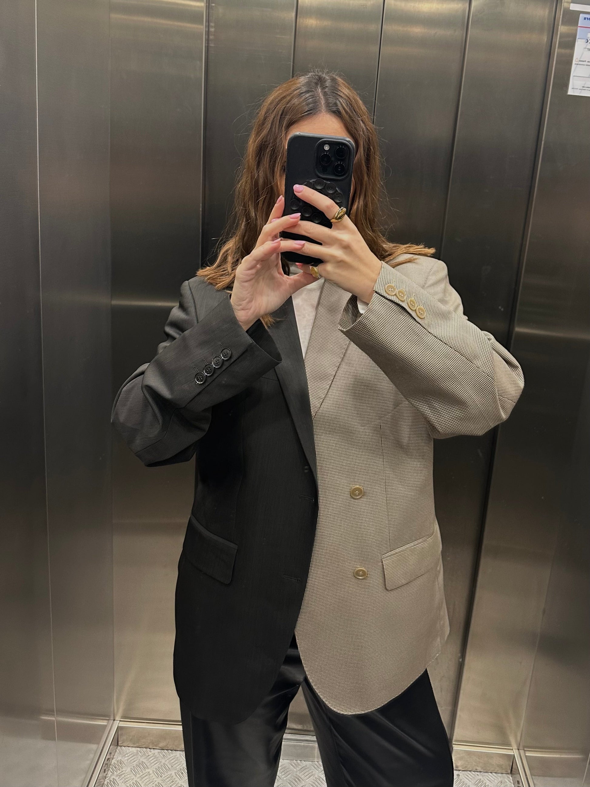 CONTRAST BLAZER 058 vidalyestudio