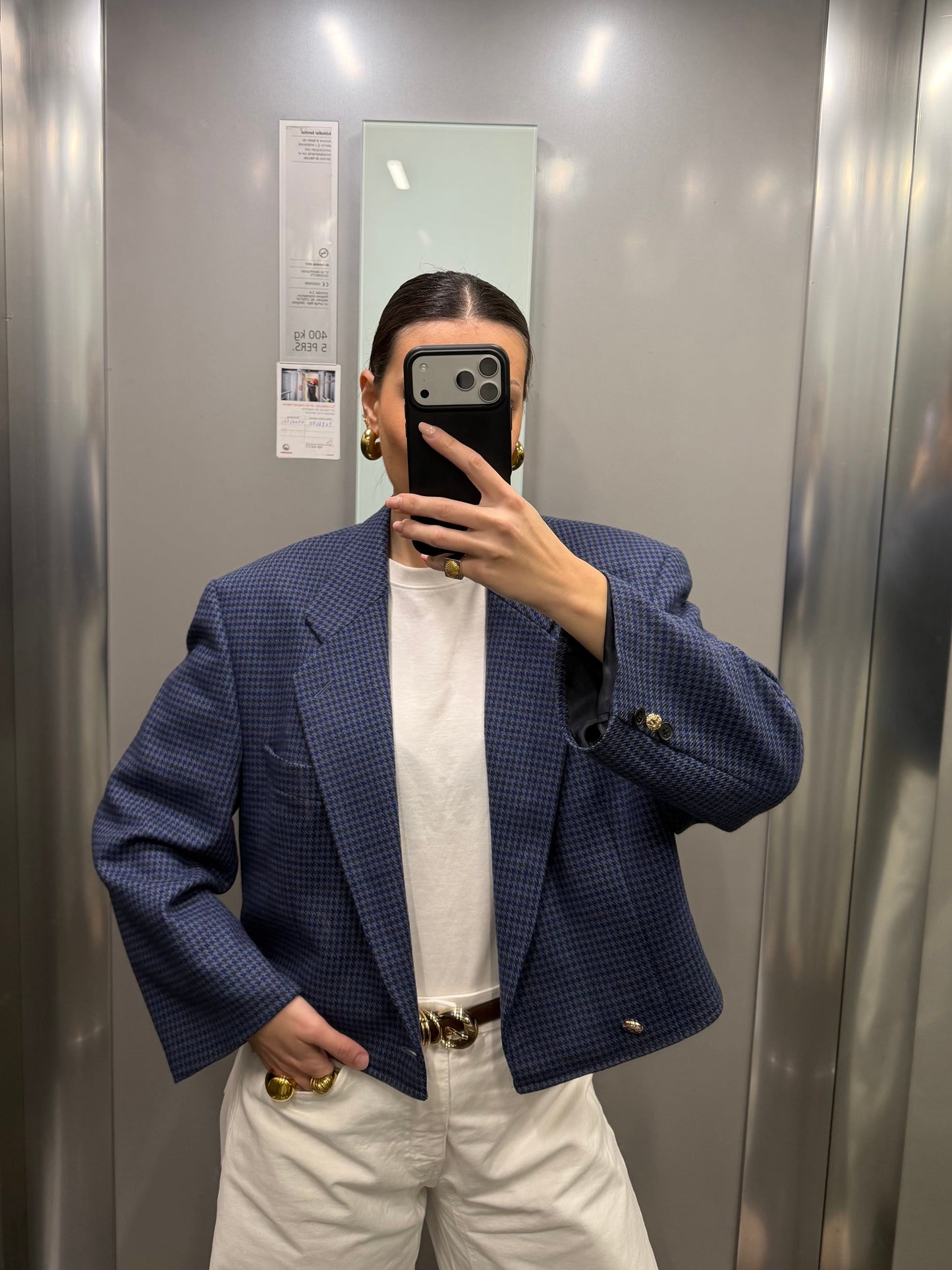 CROP GOLDEN BLAZER 015 vidalyestudio