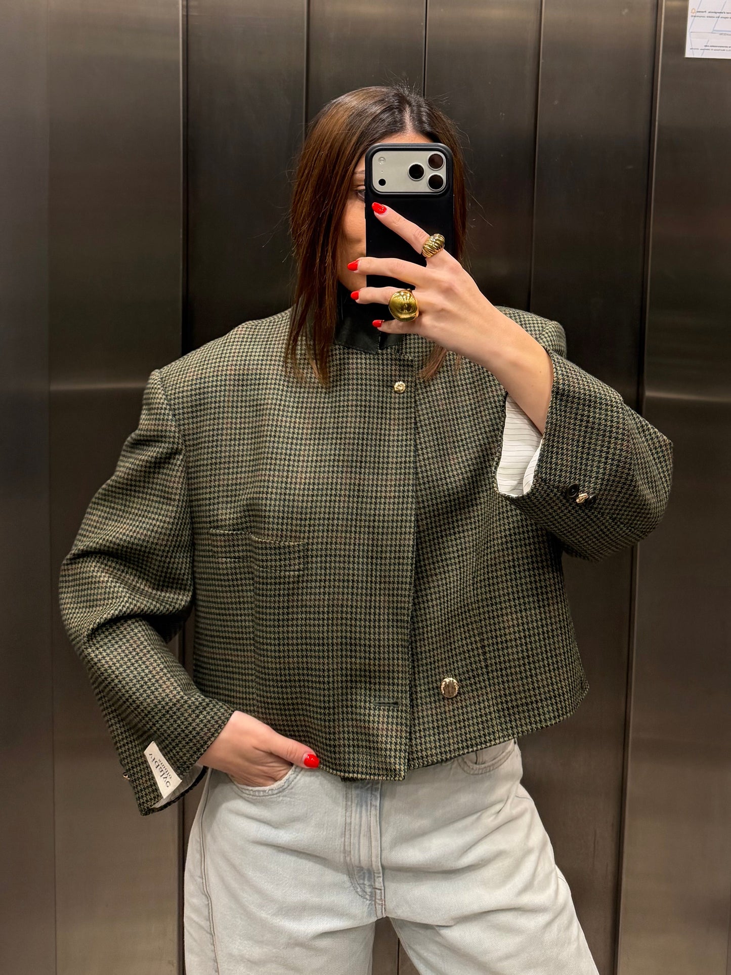 CROP GOLDEN BLAZER 028 vidalyestudio